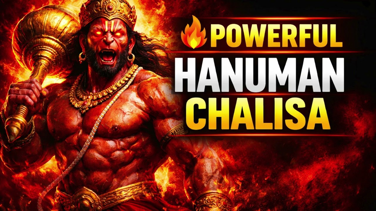 Powerful Hanuman Chalisa | श्री हनुमान चालीसा | Male Voice | Shakti Bhakti Paath #hanumanchalisa