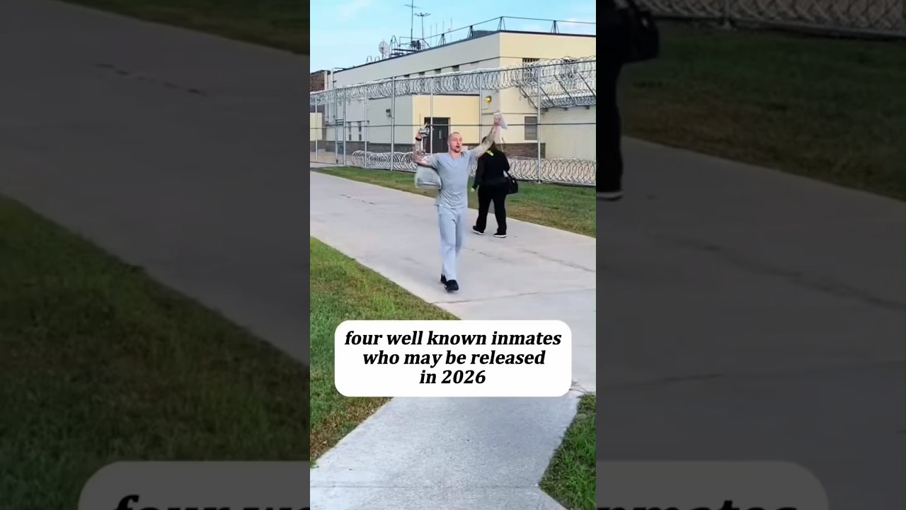 four well known inmateswho may be releasedin 2026