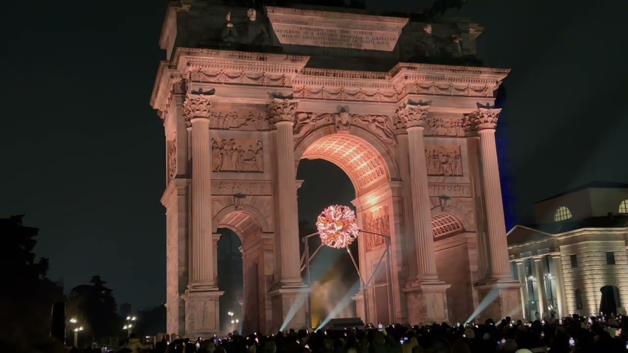 The Olympic Flame Milano 2026 L'Arca da Pace