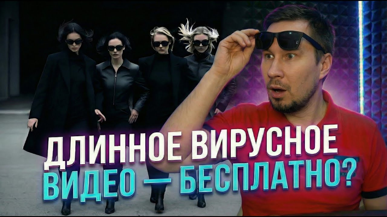 Как сделать длинное вирусное видео БЕСПЛАТНО с помощью нейросетей