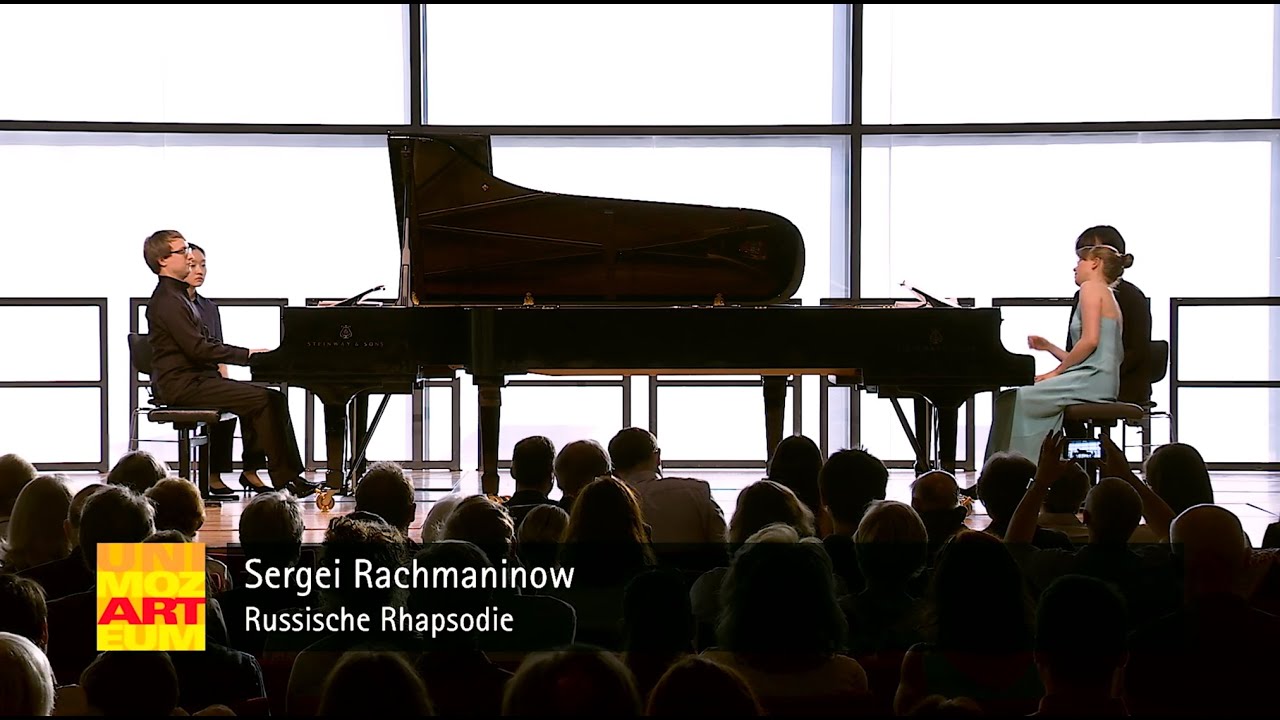 S. Rachmaninoff - Russian Rhapsody (Kociuban - Maximov Piano Duo)