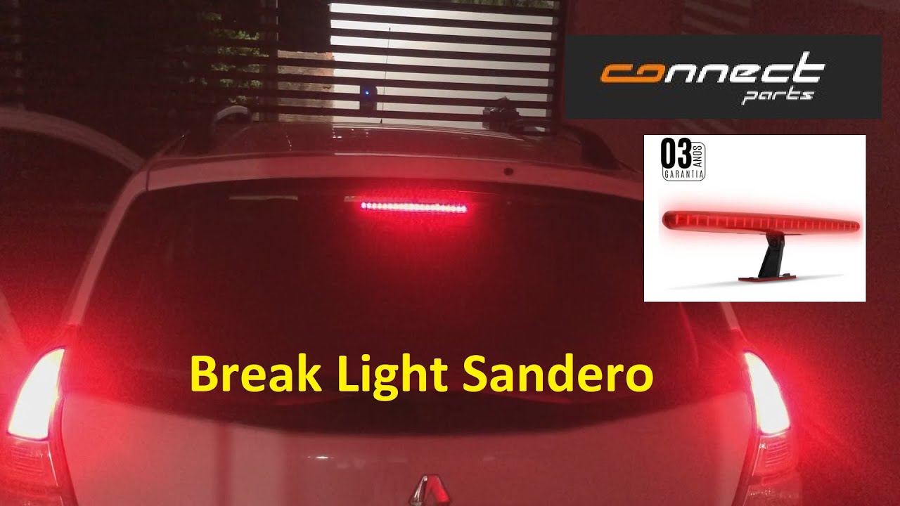 Break Light Universal  20 LEDs 12V Autopoli - upgrade no interior - parte 4 #renault #connectparts