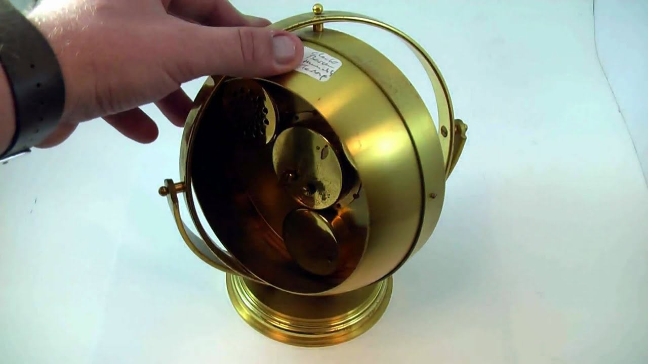 Tiffany & Co 8 Day Desk Clock Rare Angelus Movement $2500