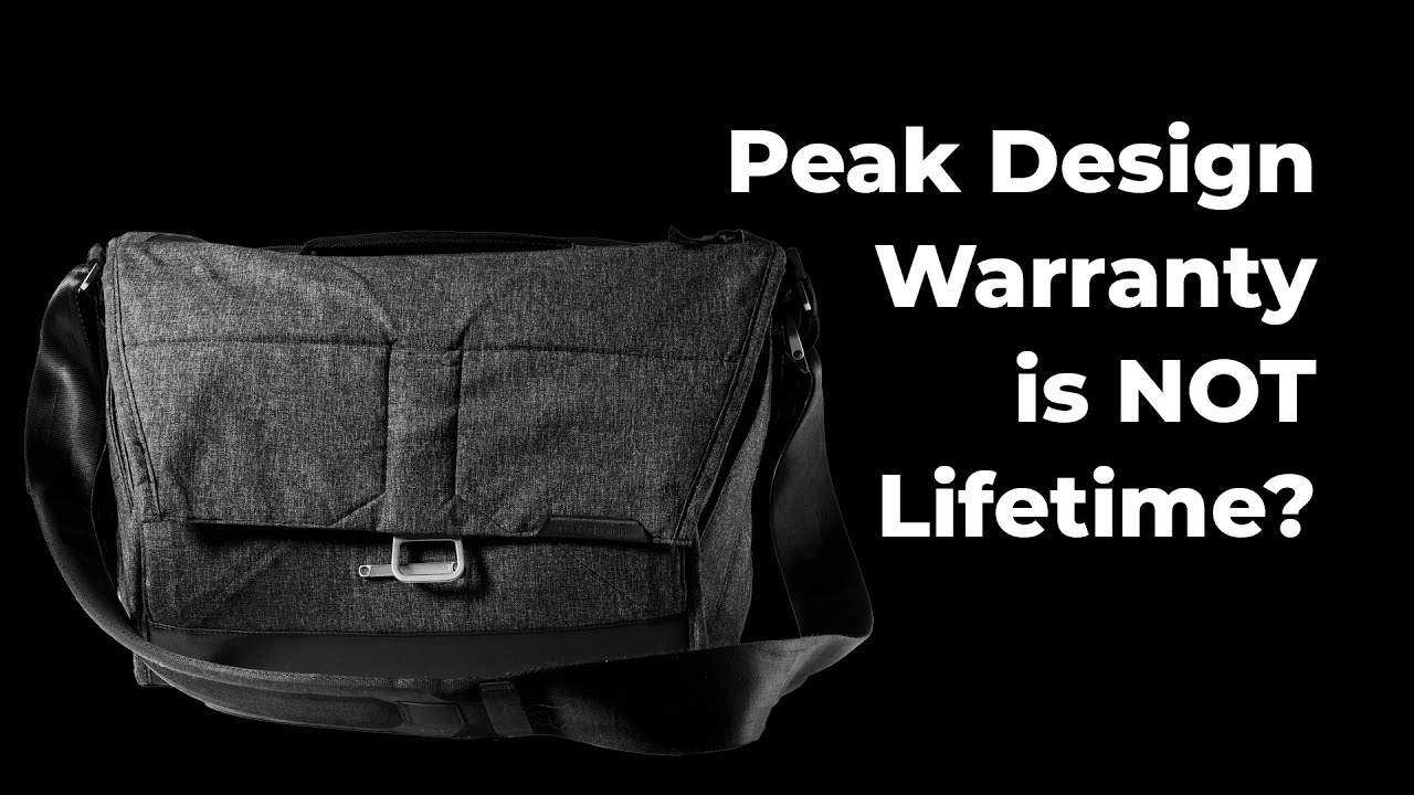 I am disappointed - Peak Design lifetime warranty FAILED on me!