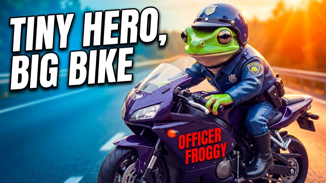 Officer Froggy : Tiny Hero Big Bike