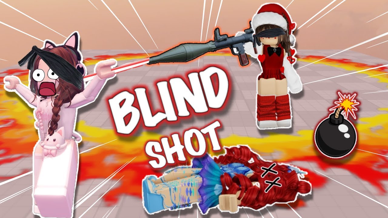 Мои друзья выстрелили мне в спину 😭 (Выстрел вслепую в Roblox)