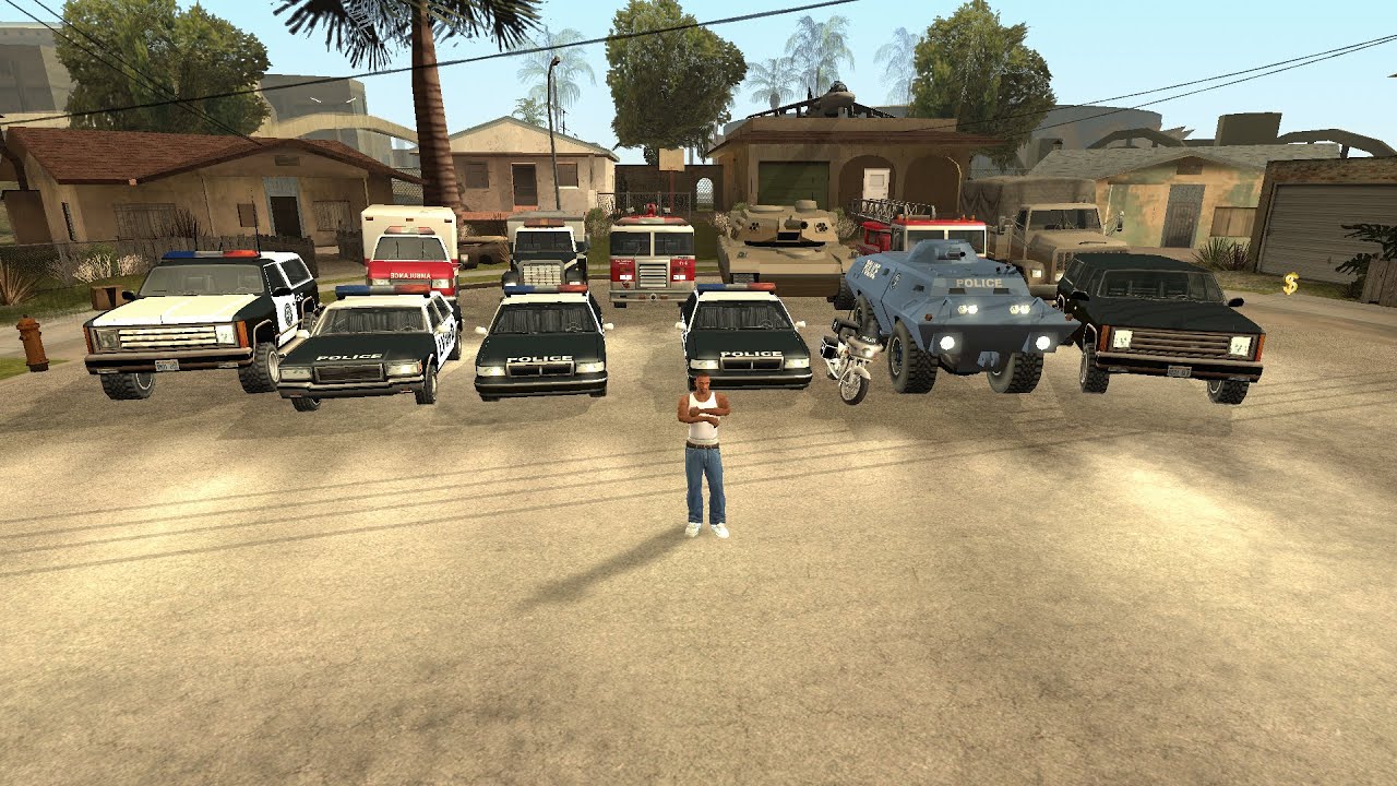 How To Get All Emergency & Government Vehicles in Gta San Andreas