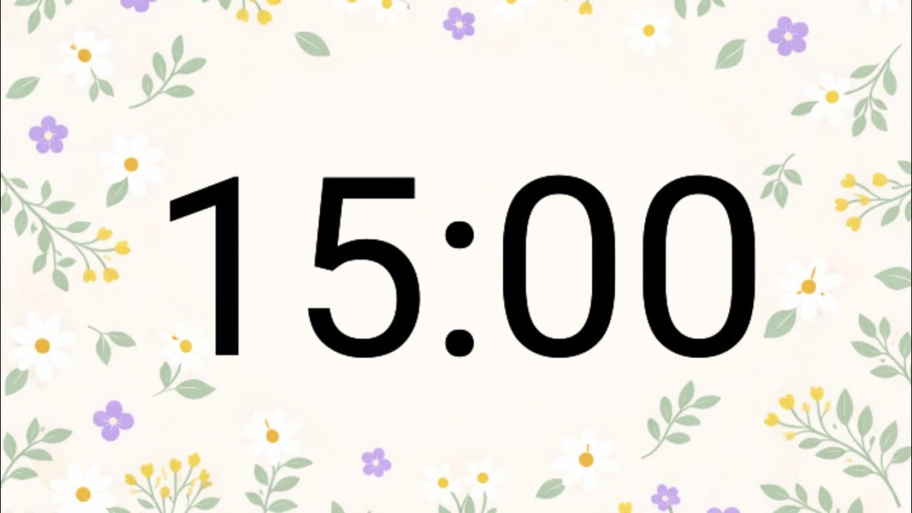 15-Minute Early Spring Garden Timer | Calm Fresh Focus Time