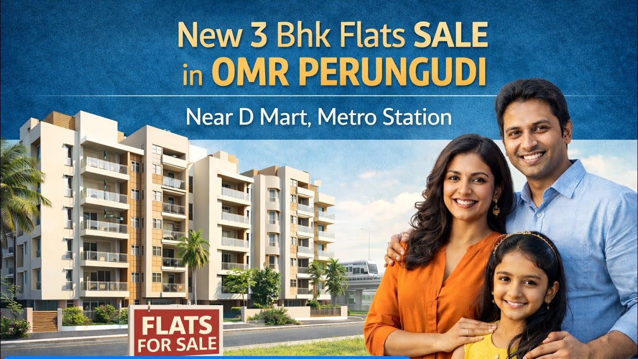 ID 2087 Superb New 3BHK flat Sale In perungudi Omr Land | home | House | Plots | Bungalow | Duplex |