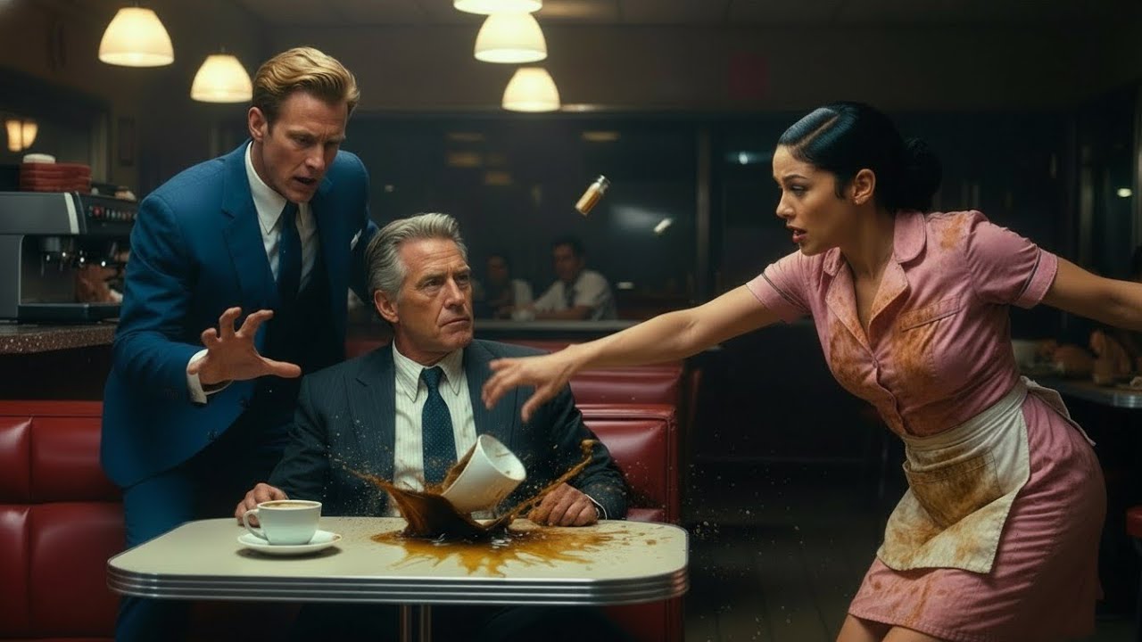 The Waitress Knocked The Billionaire's Coffee Away -- The Billionaire Didn't Realize What She Did.