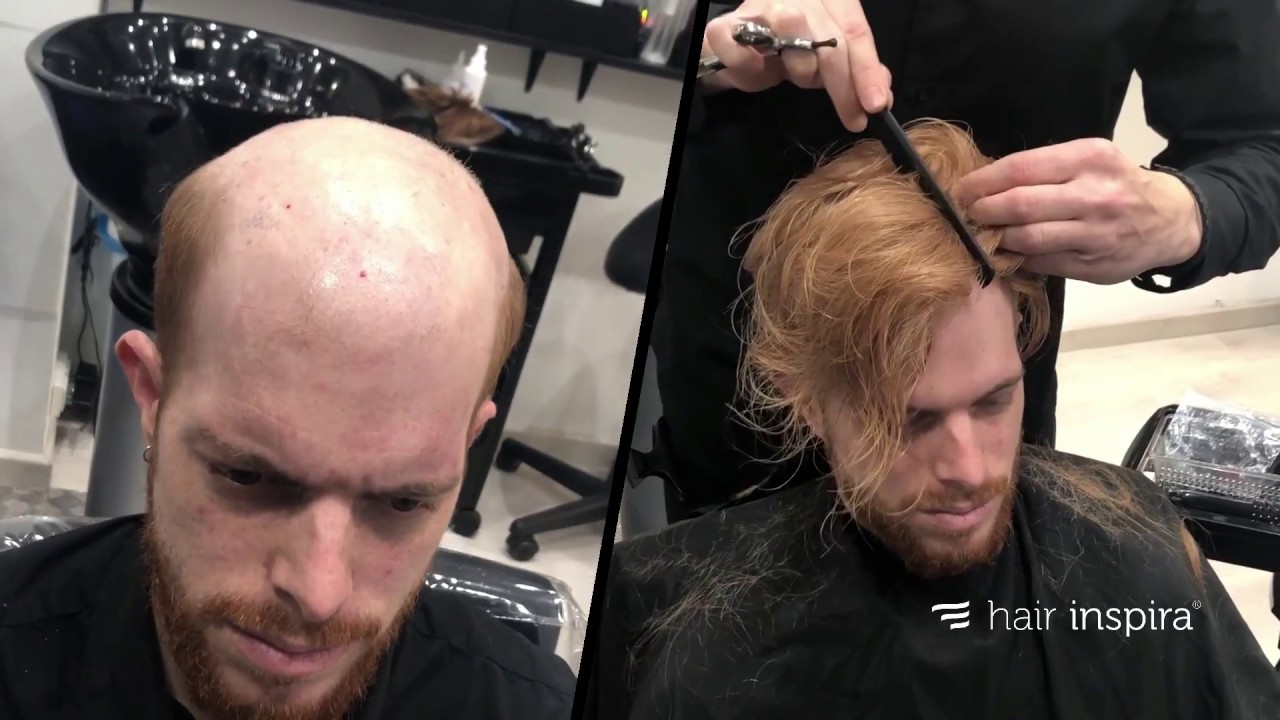 Aplicación de prótesis capilar indetectable (Enric) – Hair Inspira