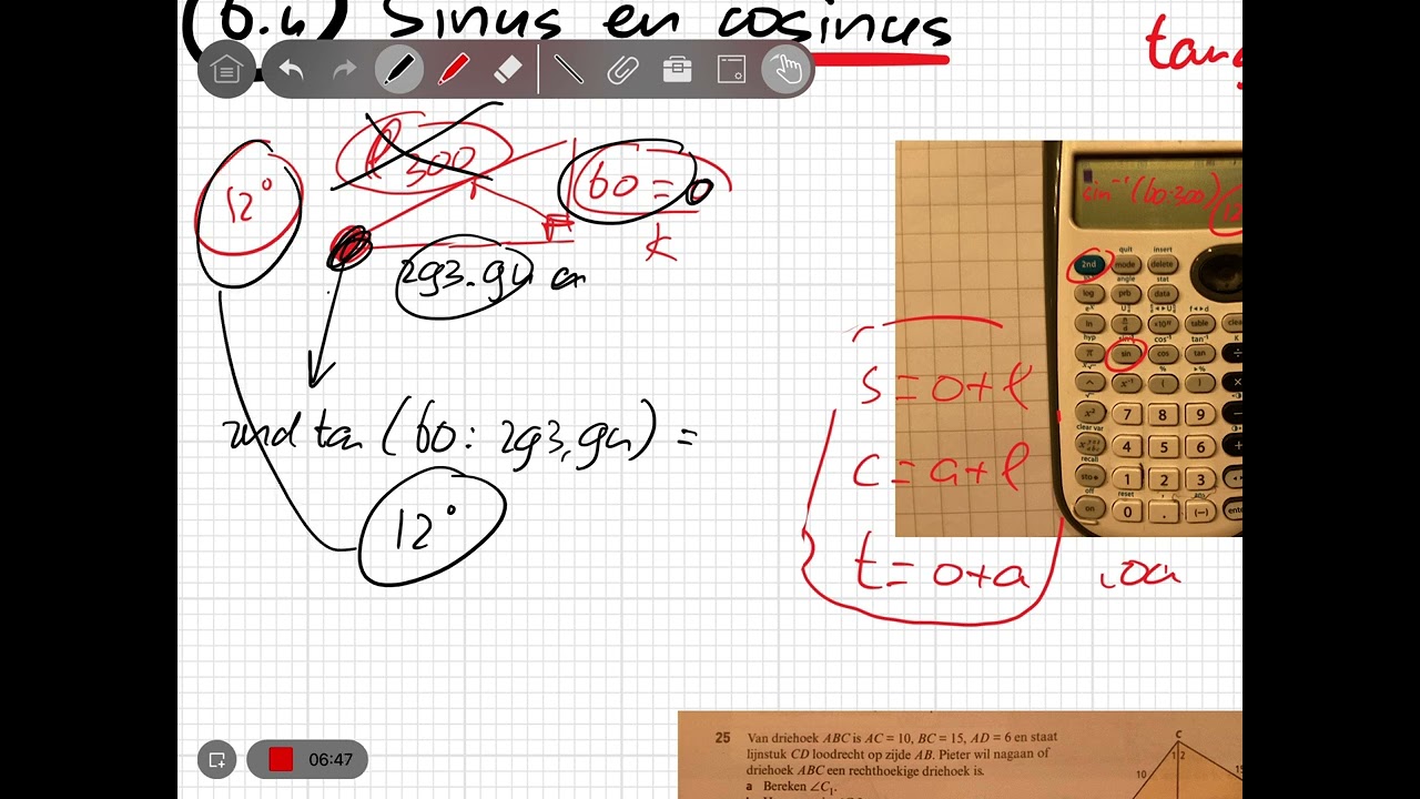 3 havo 6.4 Sinus en cosinus