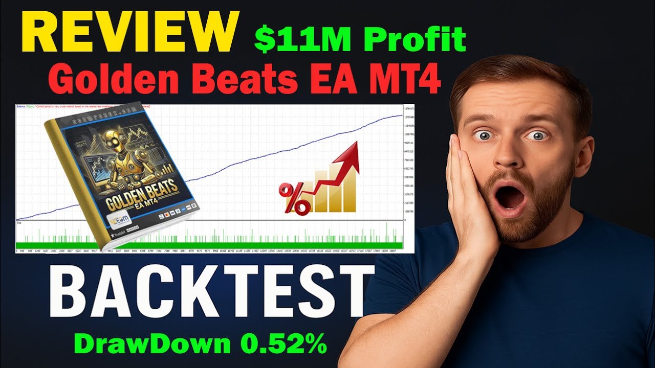 Golden Beats EA MT4 Review Backtest Performance Trading | Ecom Forex