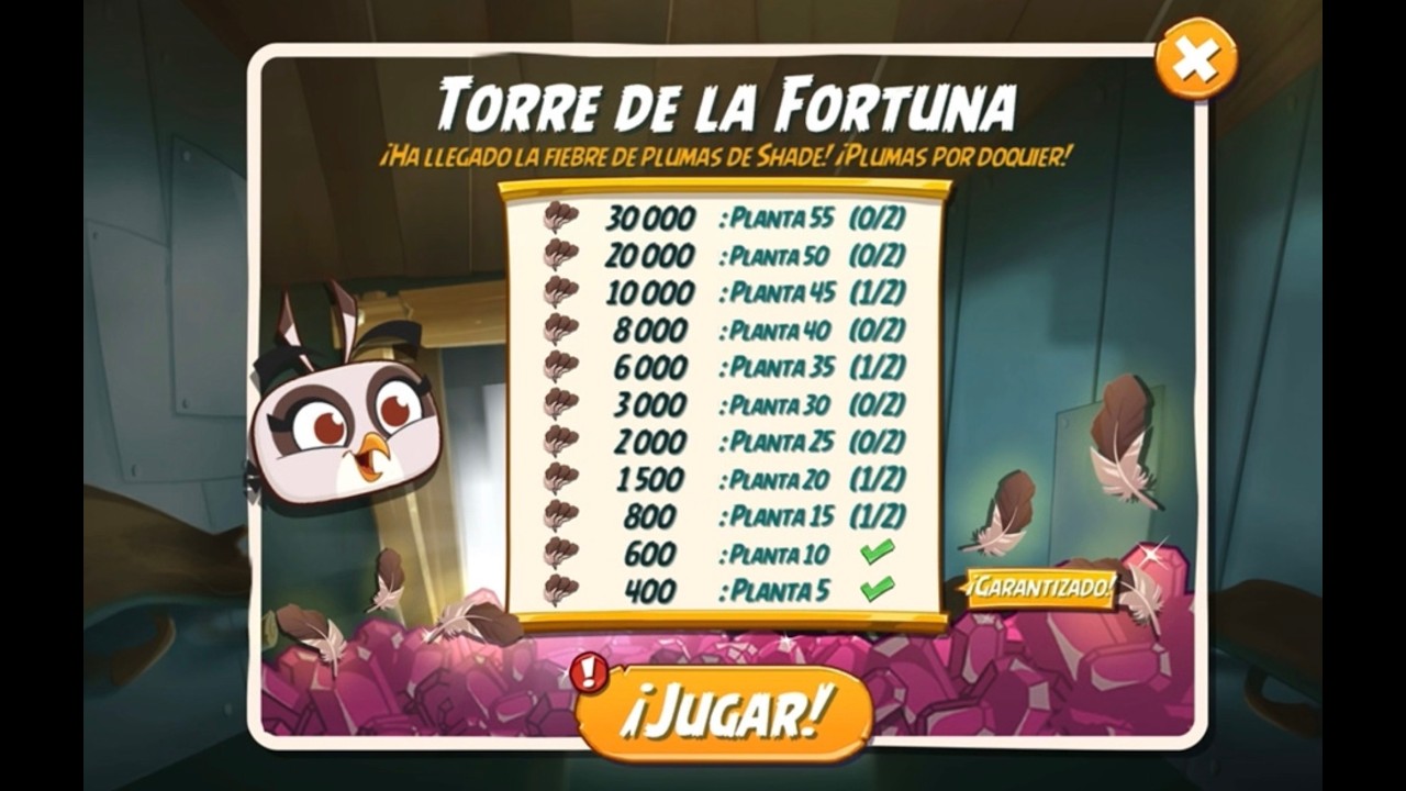 Angry Birds 2 - Tower of fortune - Shade FeatherMania #2, #3
