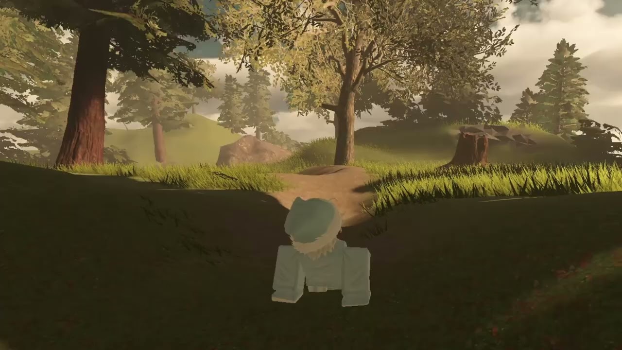 Relaxing Roblox Forest View with Nature Sounds for Sleep & Study