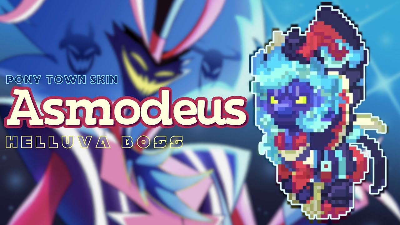 🍷) Asmodeus  HELLUVA BOSS : [ pony town skin ]