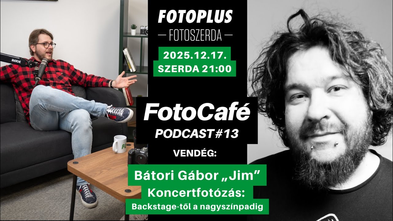 🎙🎬 Koncertfot&oacute;z&aacute;s: Backstage-től a nagysz&iacute;npadig &ndash; B&aacute;tori G&aacute;bor &bdquo;Jim&rdquo; | FotoCaf&eacute; #13