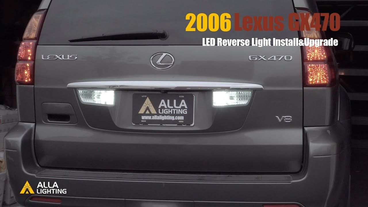 Установка и обновление светодиодных ламп заднего хода для Lexus GX470 2003–2009 гг.