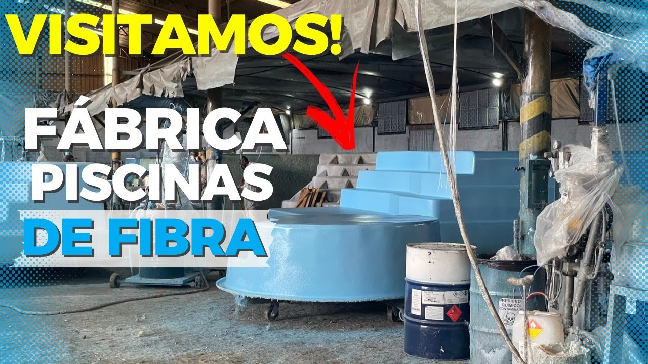 O que VOCÊ vai VER na FÁBRICA de PISCINA de FIBRA!
