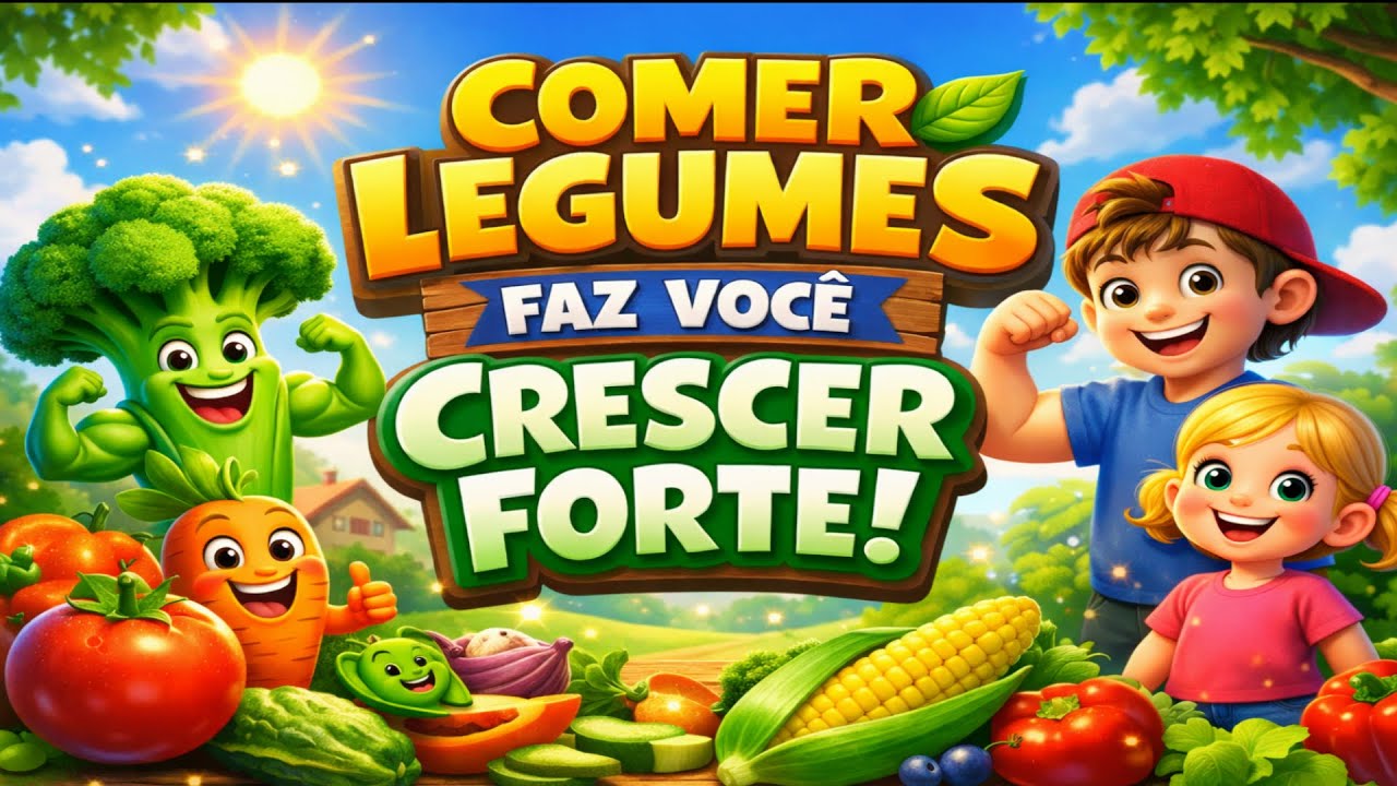 Comer Legume é Coisa de Criança Forte!