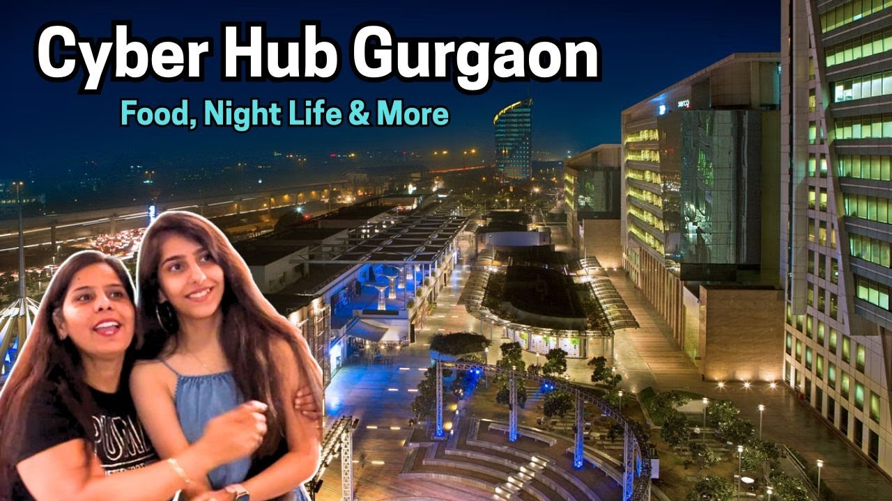 Cyber Hub Gurgaon at Night 🌃 | Dinner at Pirates of Grill Grande!”