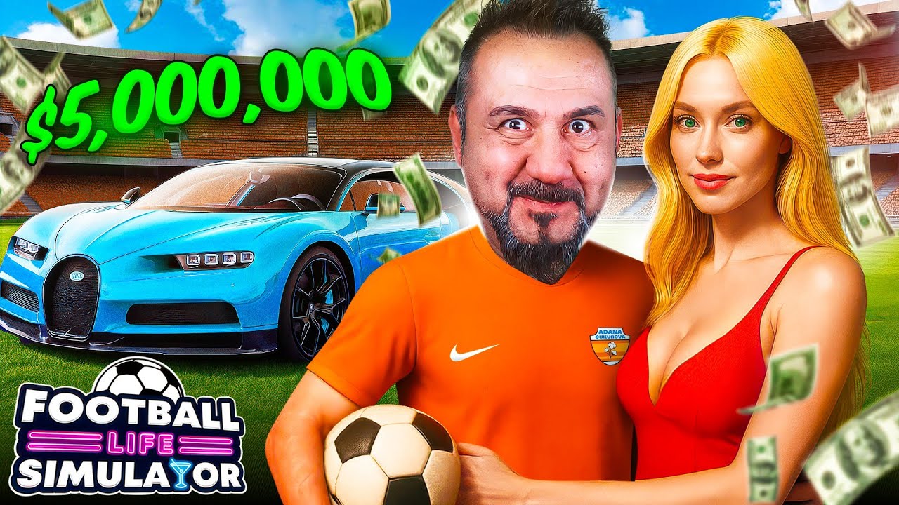 FUTBOLCUNUN 1 GÜNÜ! GERÇEK HAYAT! | FOOTBALL LİFE SİMULATOR OYNUYORUZ! #football  #simulator #goals