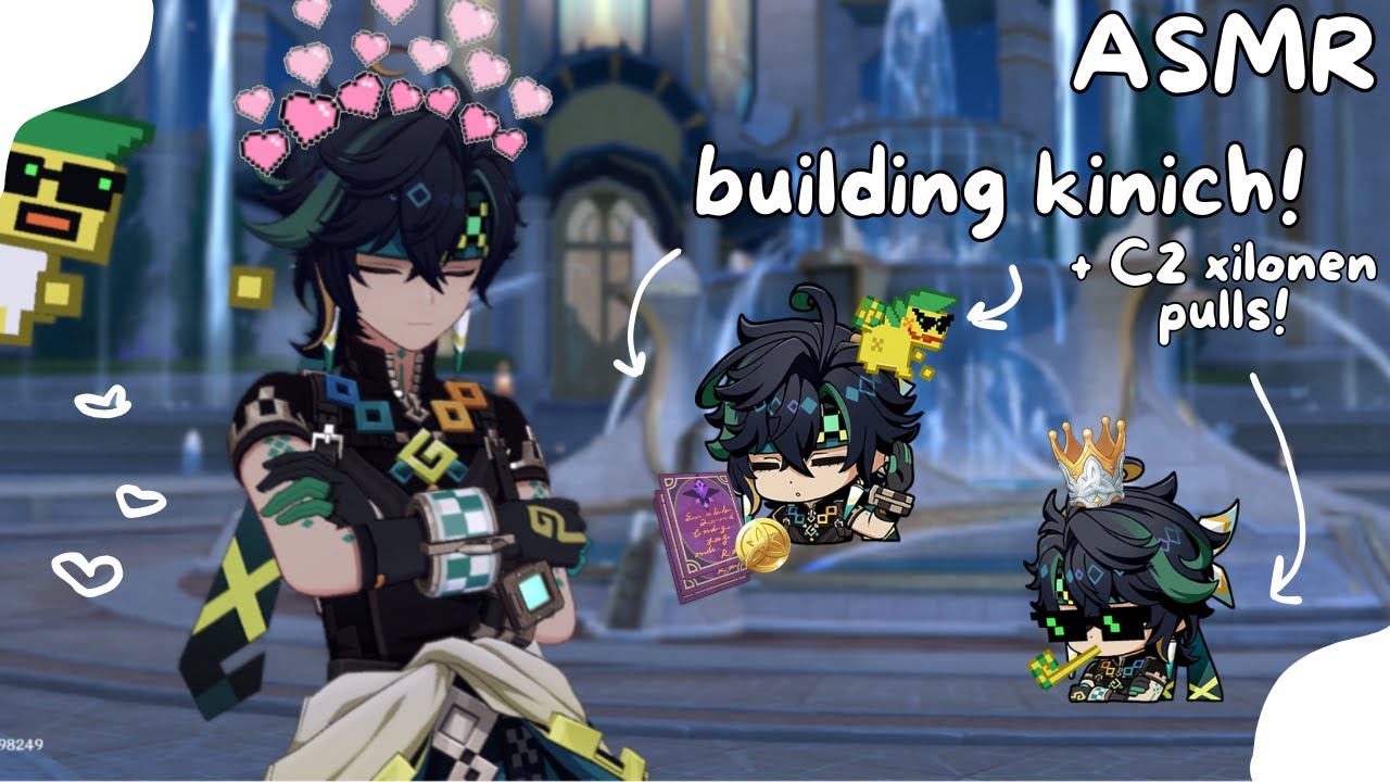ASMR | building kinich + c2 xilonen pulls! .˳·˖✶𓆩𓁺𓆪✶˖·˳. (storytelling/whispering)