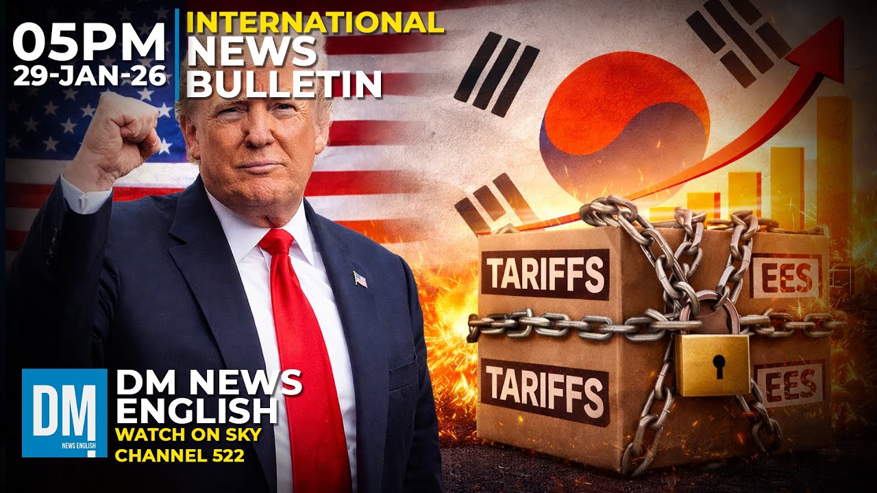 5pm Bulletin | Trump Raise Tariffs on South Korea to 25% | Sky 522 | DM News English