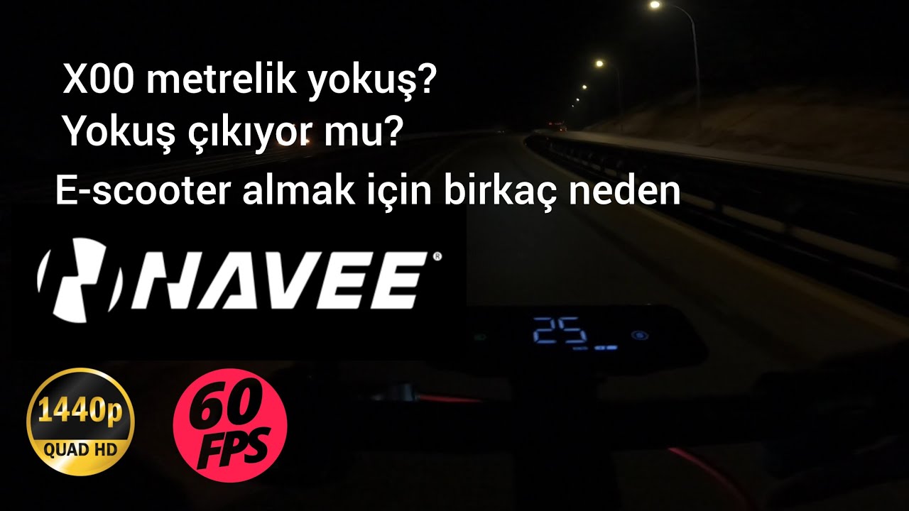 Navee v50 X00 metrelik yokuş performansı 