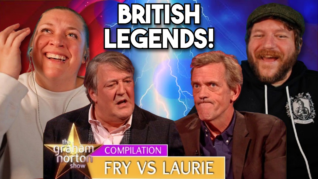 Stephen Fry vs Hugh Laurie… Comedy Royalty on the Sofa! | Americans React to The Graham Norton Show