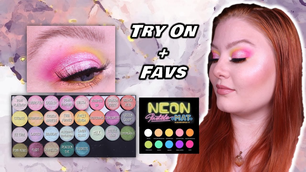 Cute Summer Look w/ Glam Shop's Multipastels and Neon Pastels! | + Which Multipastels are my favs?♥