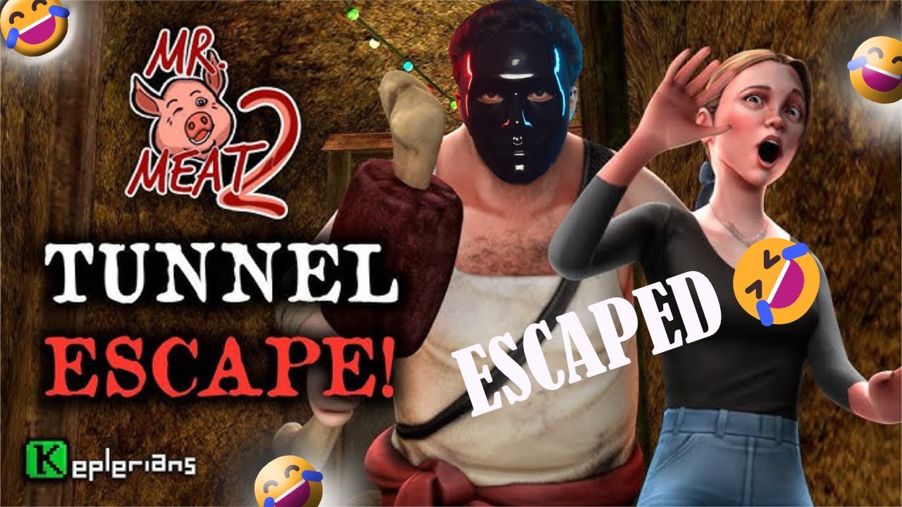 Epic Tunnel Escape From MR Meat🐷 😂‼ ( MR MEAT . PRISON BREAK)/ MALAYALAM GAMEPLAY / DUDEGAMESTAR⭐