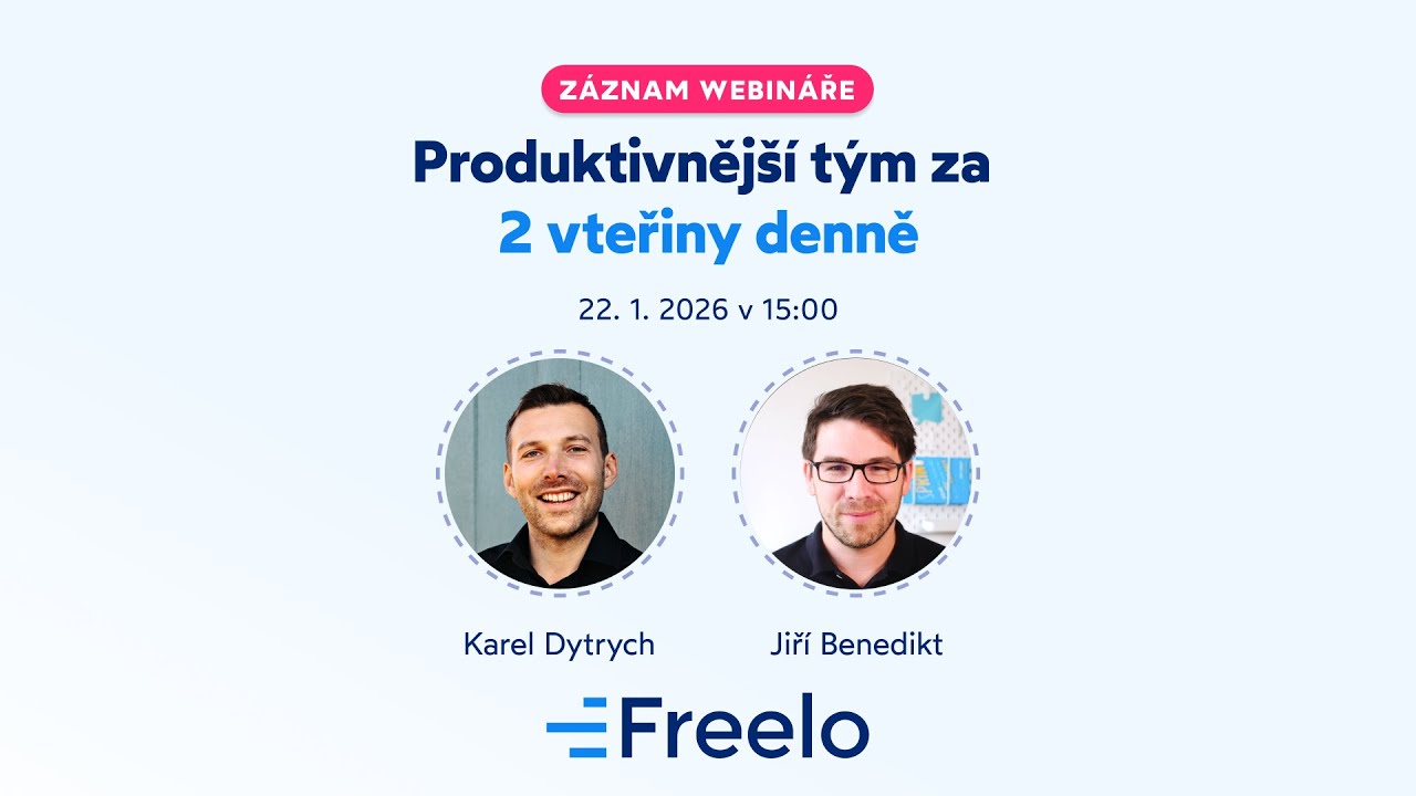 Produktivnější tým za 2 vteřiny denně (záznam webináře z 22. 1. 2026)