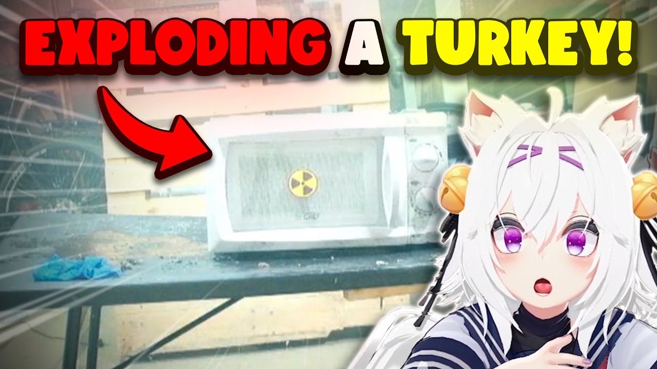 Filian EXPLODES A TURKEY IRL with Uwos Lab!