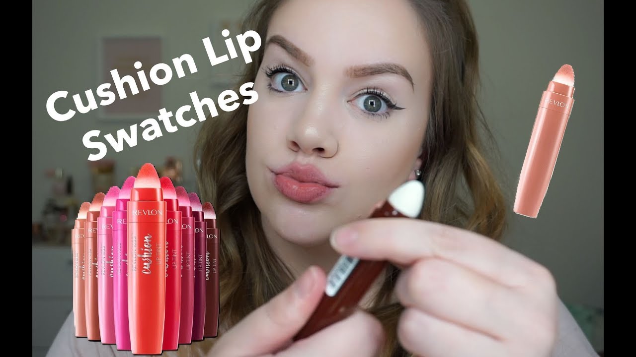 КУШИОННЫЕ ПОМАДЫ?! | Кушонные помады Revlon Kiss | СВОТЧИ КАЖДОГО ОТТЕНКА!