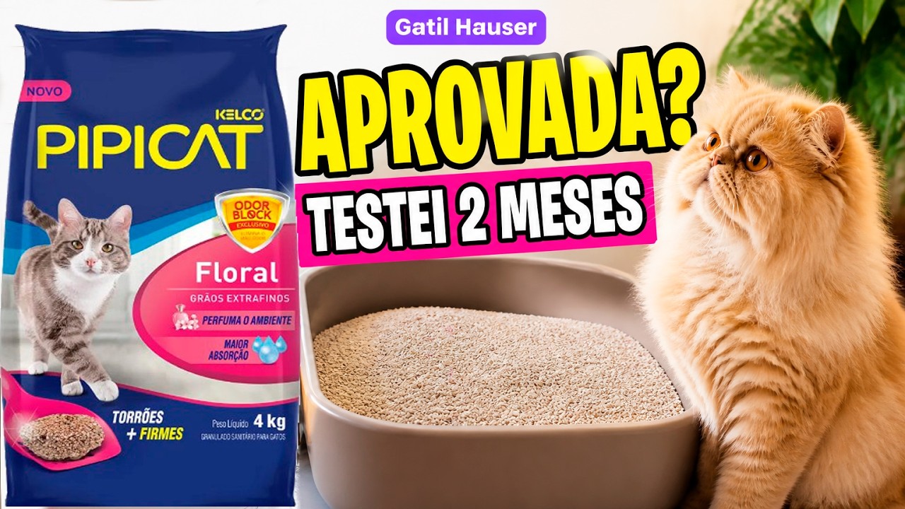 NOVA PIPICAT FLORAL ODOR BLOCK (areia para gato) - Gatil Hauser