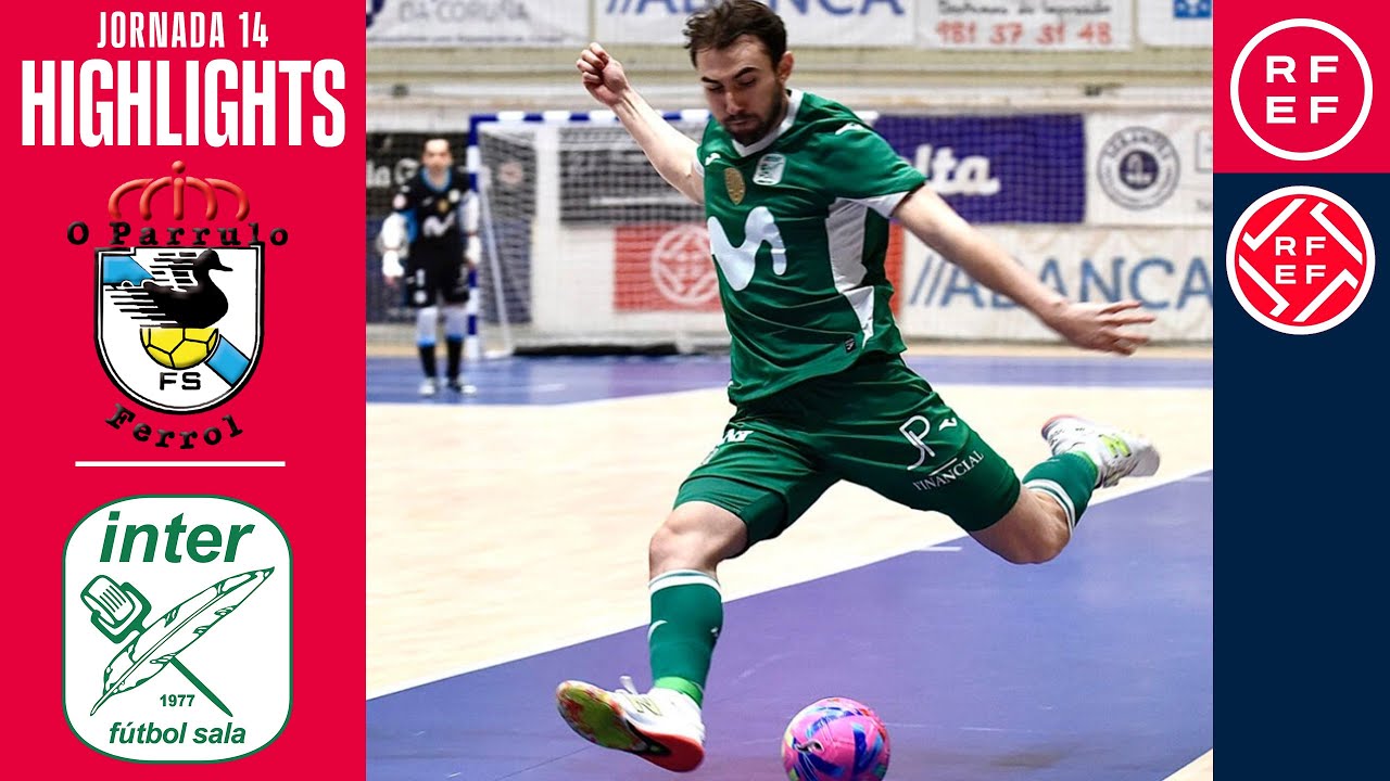 Resumen #PrimeraDivisiónFS  | O Parrulo Ferrol 4-5 Movistar Inter | Jornada 14