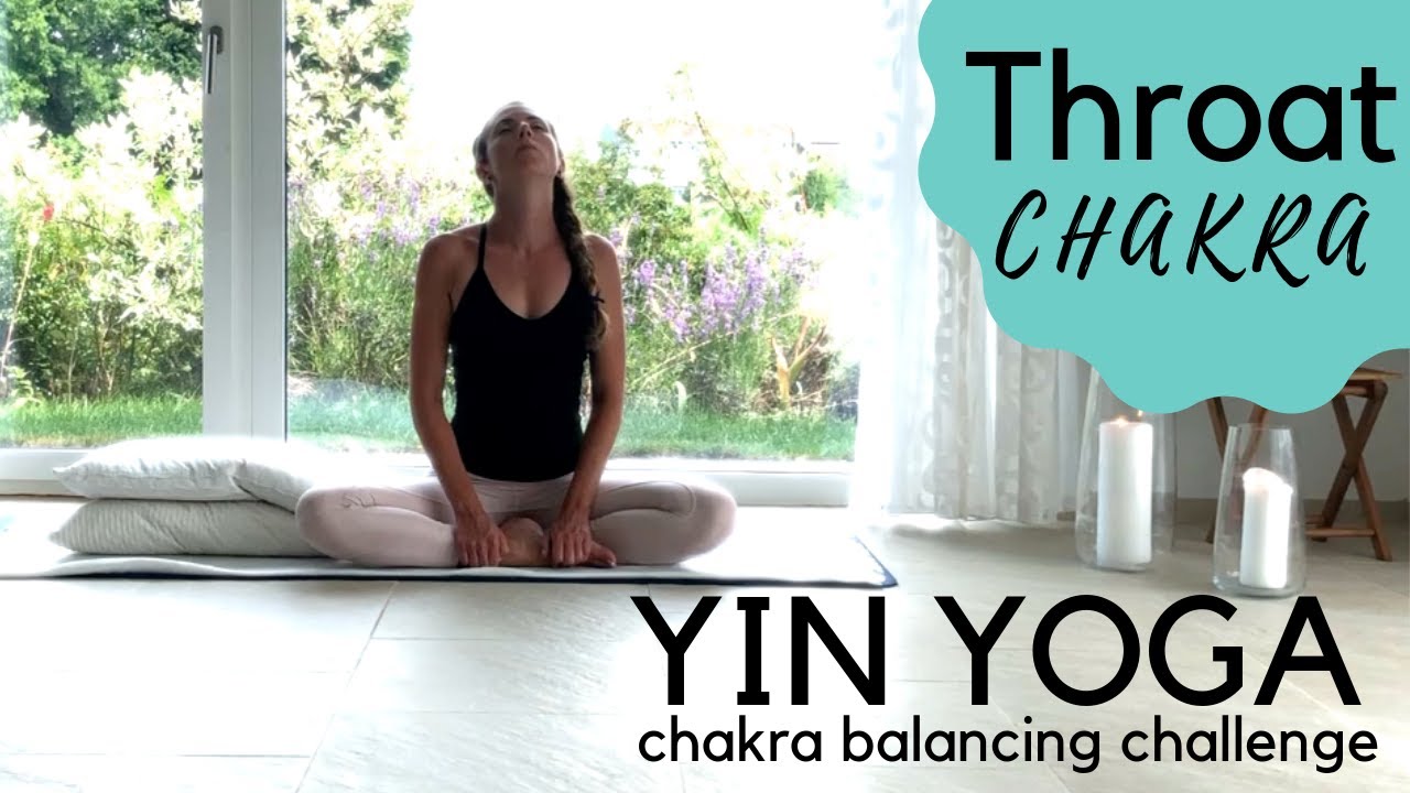 Yin Throat Chakra ✨ Yin Affirmations ✨ Yin Yoga Chakra Balancing Challenge