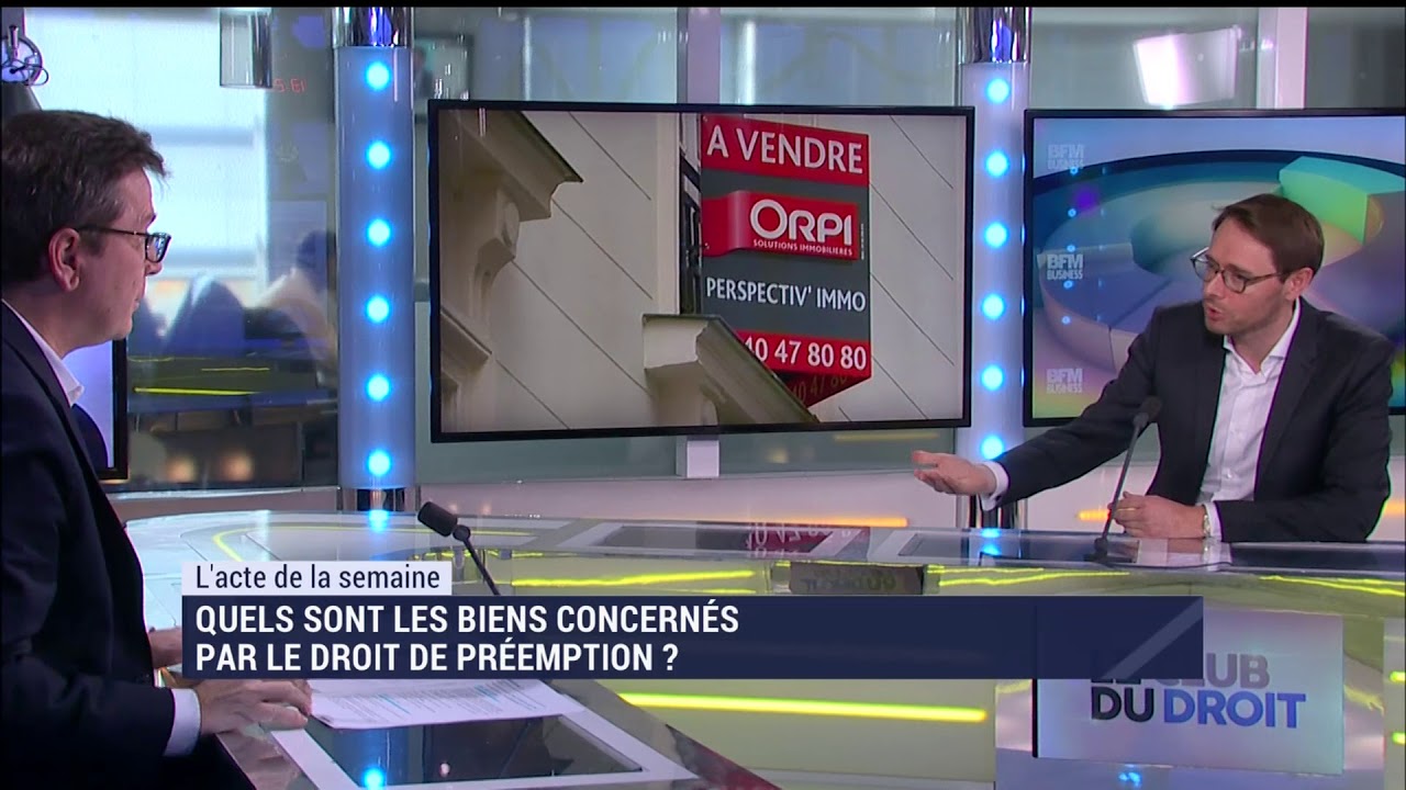 Droit de préemption | Le Club du Droit
