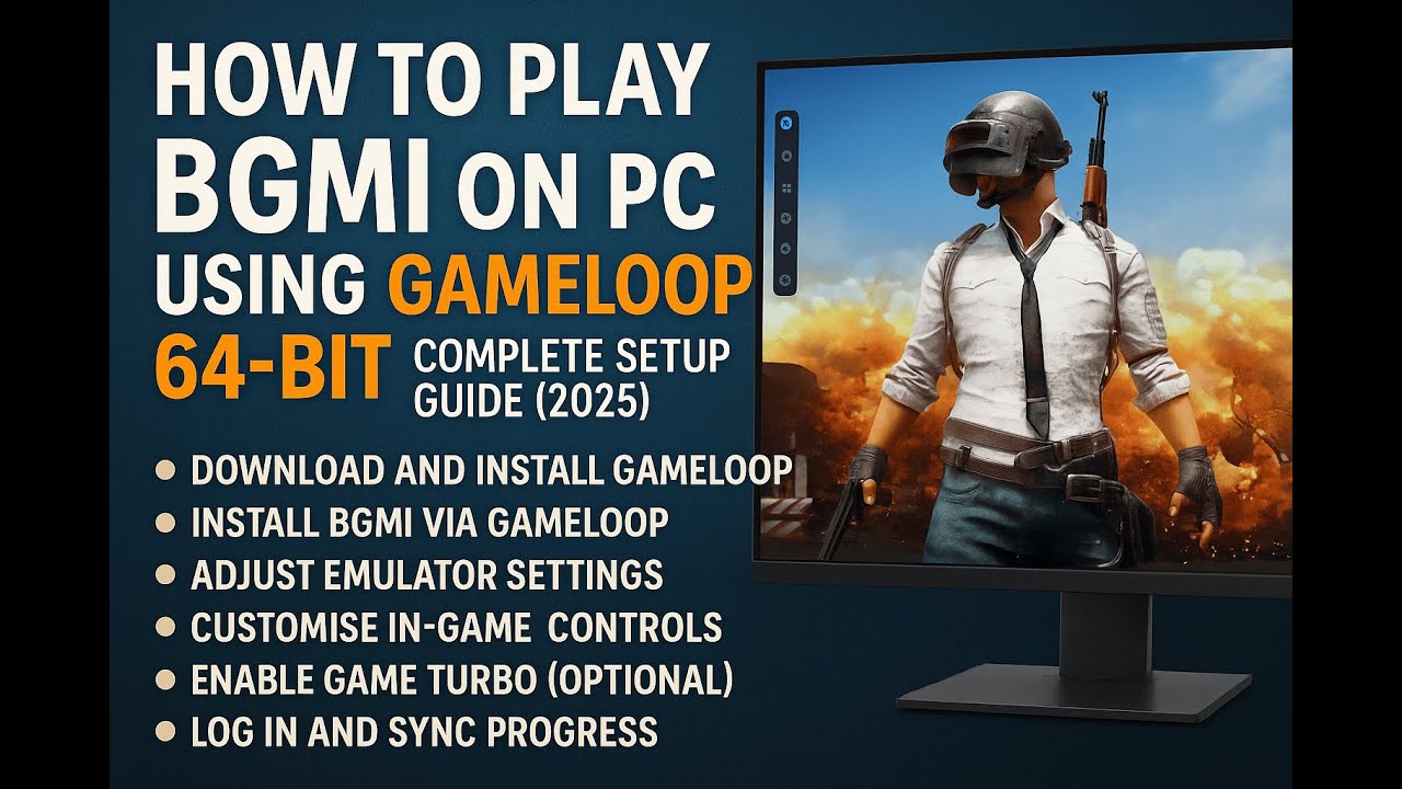 How to Play BGMI on PC using Gameloop 64-Bit | Complete Setup Guide (2025)
