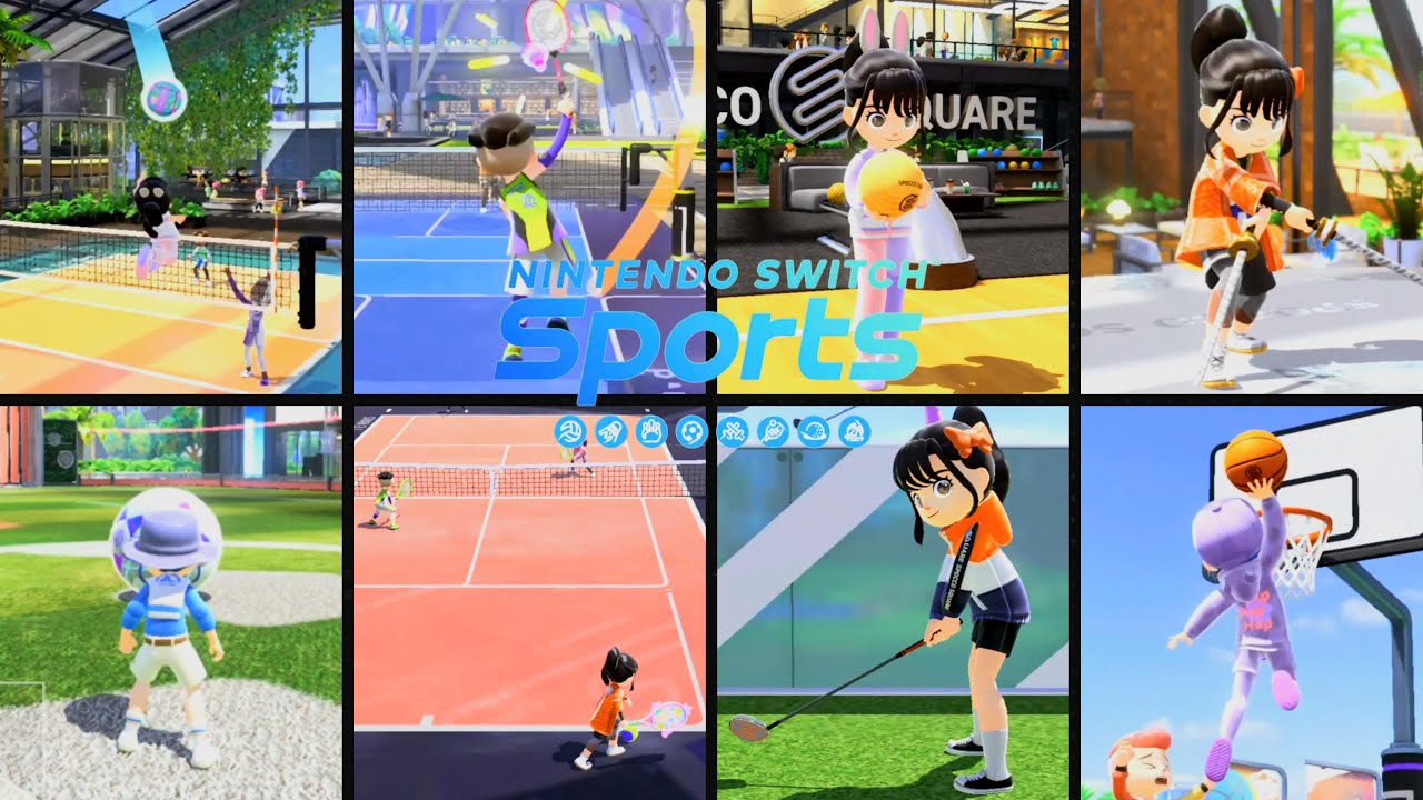 Nintendo Switch Sports | All Eight Game Mode - Including Golf & Basketball *NEW UPDATE