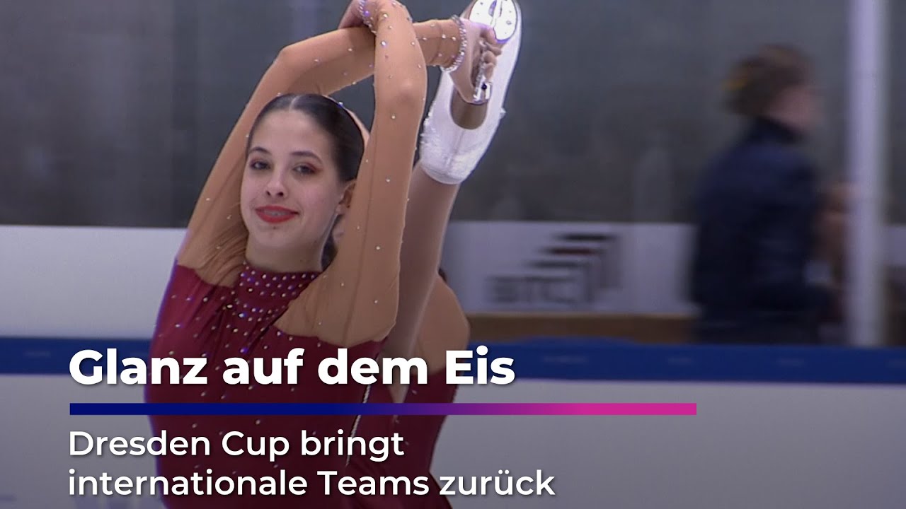 Synchron-Eiskunstlauf beim Dresden Cup I Sachsen Fernsehen