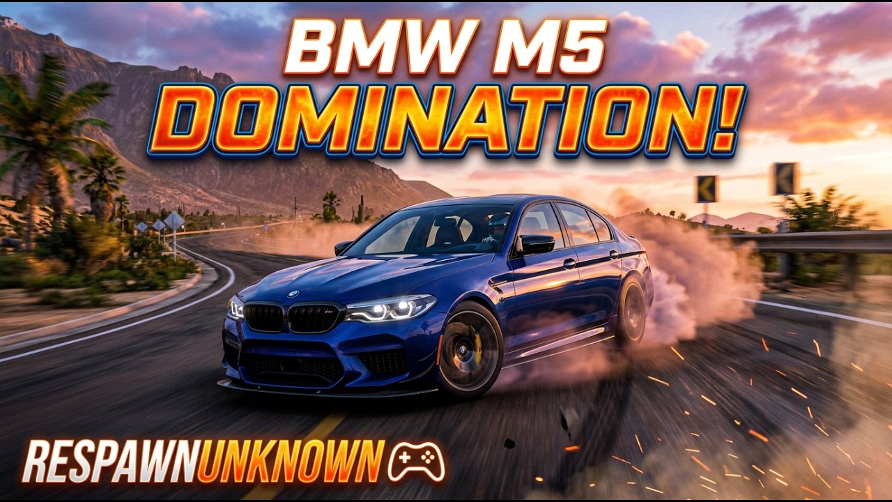 Black BMW M5 Goes INSANE Speed in Forza Horizon 5! 🔥 | Ultimate Drive
