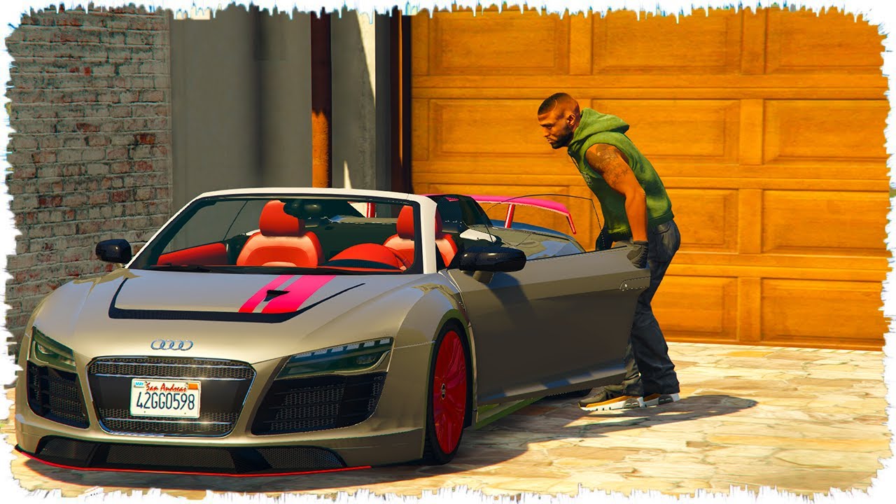 Полицейский Джонни ҚҰПИЯ МАШИНА ұрлап кетті (GTA V) джонни жони