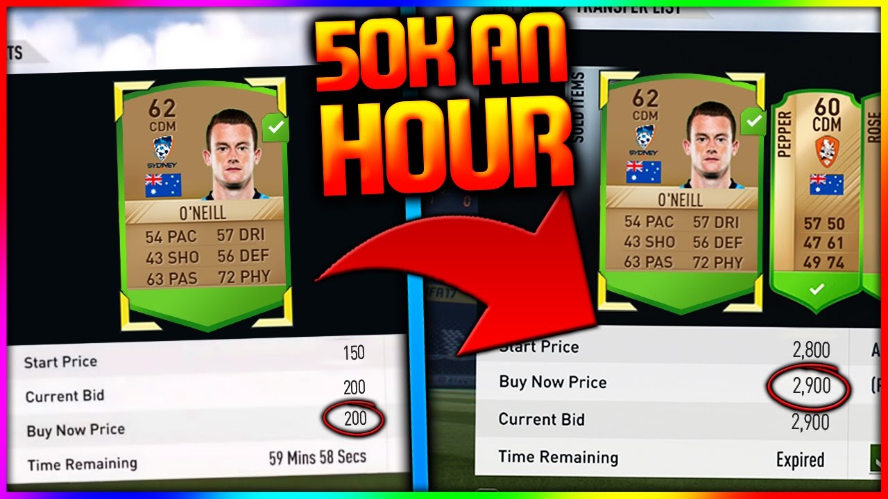 FIFA 17 | MAKE 50K AN HOUR WITH THIS SNIPING FILTER - FIFA 17 BEST SNIPING FOR SBC *WITH PROOF*