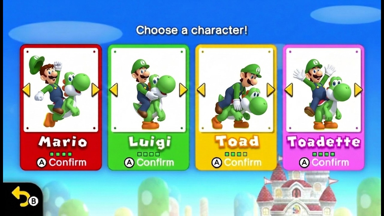New Super Mario Bros. U: 2 Players — The STRANGEST Level I’ve Ever Seen!