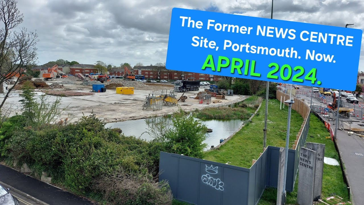 Former NEWS CENTRE site, Hilsea, Portsmouth. Now.
