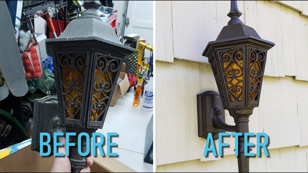 Rewiring very old outdoor lights