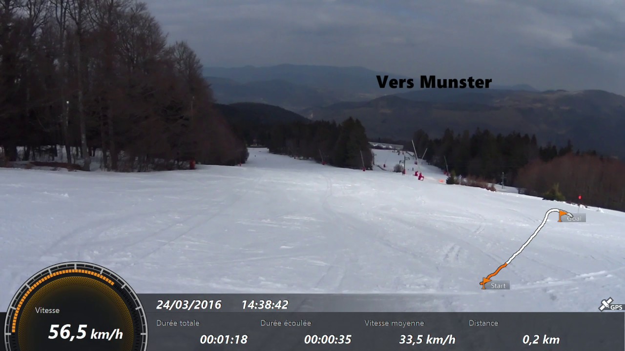 Schnepfenried - Piste bleue Panoramic - 24 mars 2016
