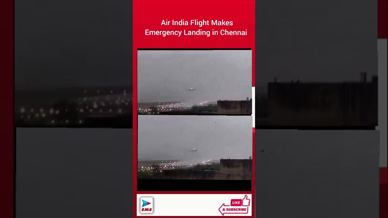 Air India Flight Makes Emergency Landing in Chennai| EMS TV 11 -Aug-2025